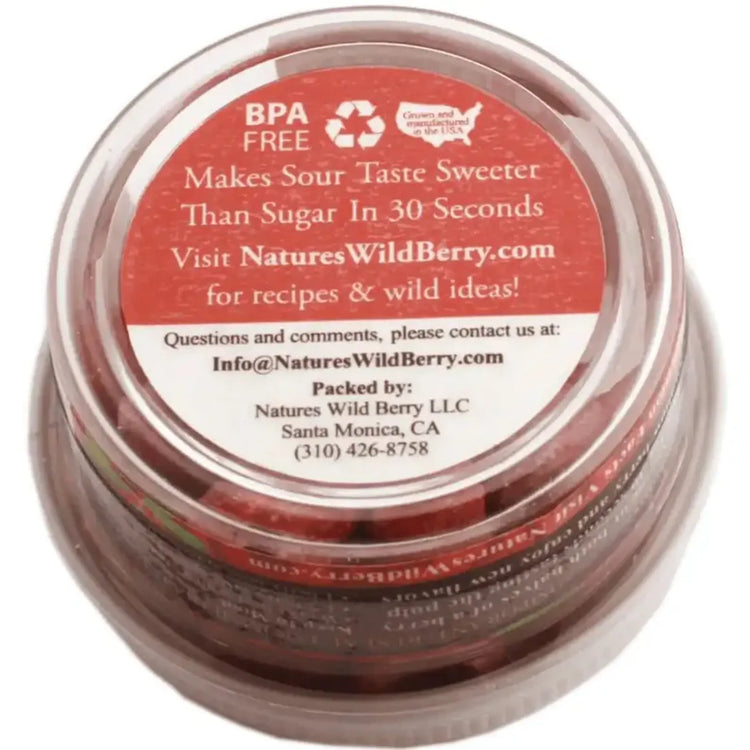4 Pack Case of The Travel Jar | 4.6 Grams | Best Way to TAKE Your Berries ON The GO