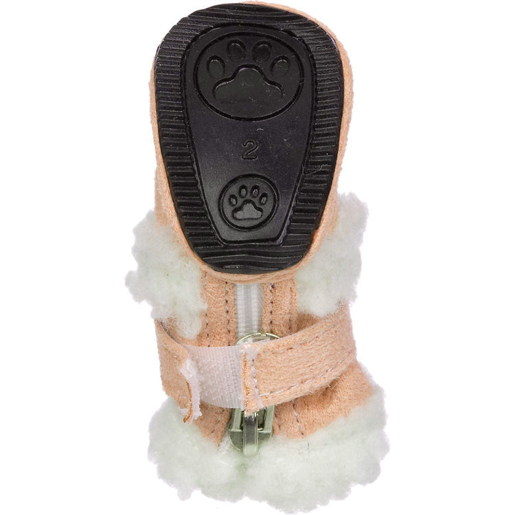 Pet Life ® 'Duggz' 3M Insulated Winter Fashion Dog Shoes Booties - Set of 4