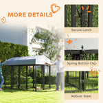 Outdoor Dog Kennel with Two-Room Design