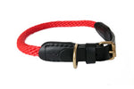 Rope and Leather Collar with Buckle (26 in)