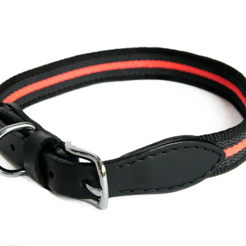 Alvalley Reflective Anti-Slip Dog Collar with Buckle (26 in x 1 in)