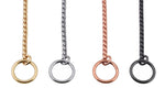 Slip Snake Show Chain Collar (24 in x 3.8mm)