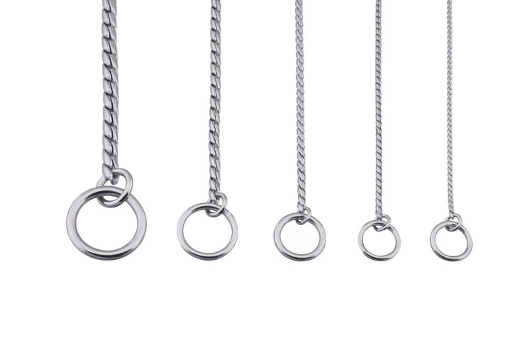 Slip Snake Show Chain Collar (20 in x 5.5mm)