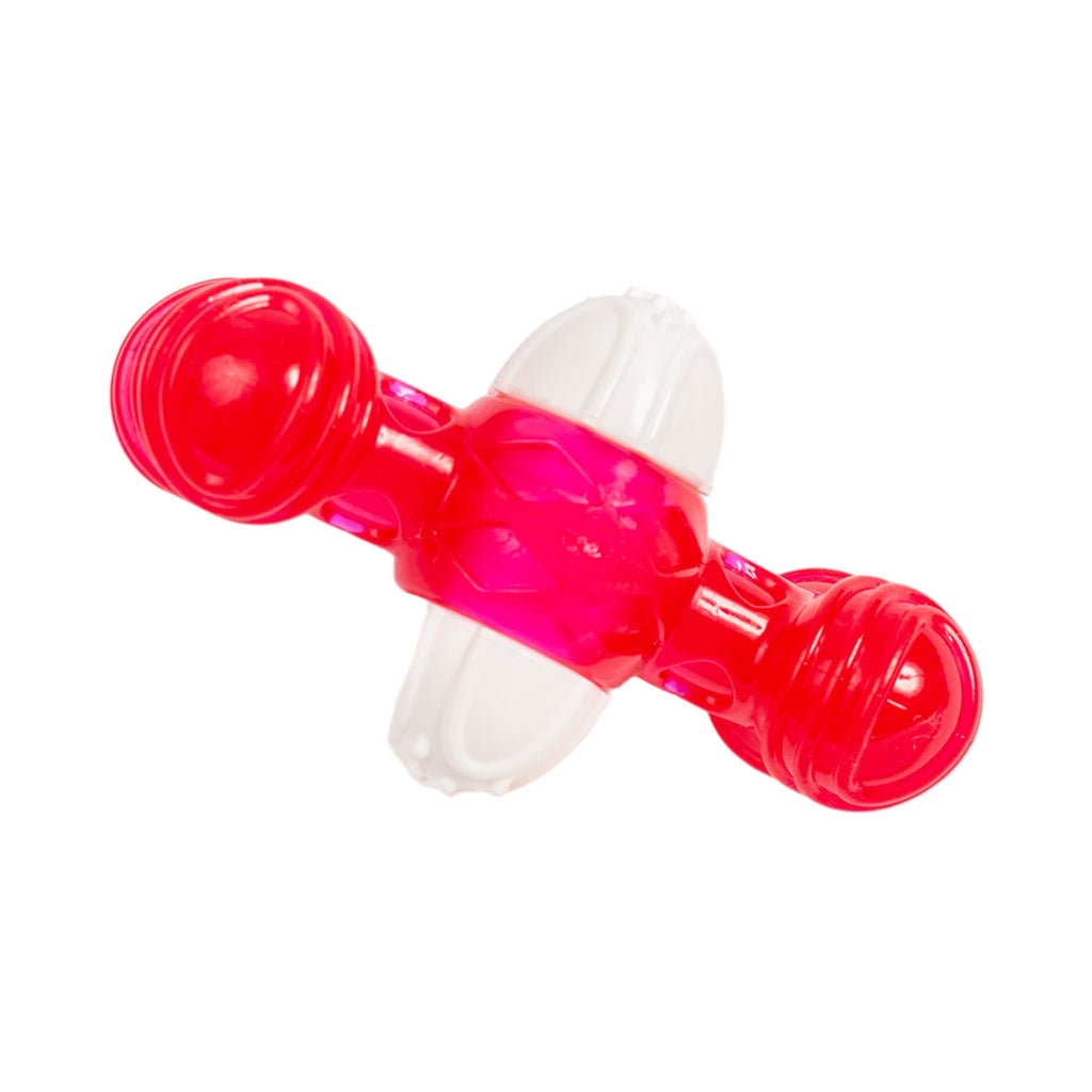Country Living TPR & Nylon Quacker Bone Chew Toy for Dogs – with Engaging Quacking Sound
