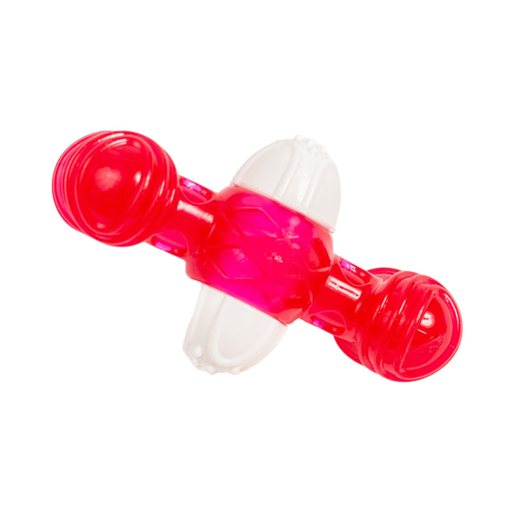Country Living TPR & Nylon Quacker Bone Chew Toy for Dogs – with Engaging Quacking Sound