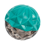 Country Living Geometric Textured Ball Dog Chew Toy, Interactive Rubber Toy for Mental Stimulation – Small
