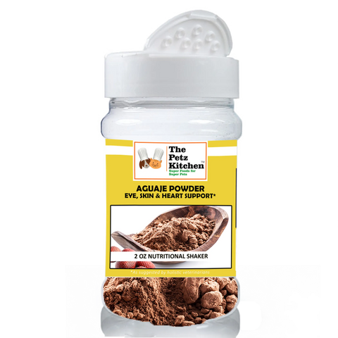 Aguaje Powder - Eye, Skin & Heart Support* The Petz Kitchen Dog & Cat Holistic Super Foods*