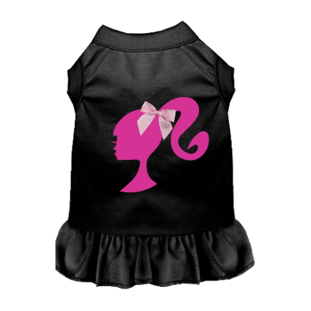 Barbie Silhouette Ruffle Dog Dress