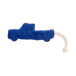 Country Living Faux Leather Blue Pickup Truck Dog Chew Toy, Durable, Safe and Non-Toxic