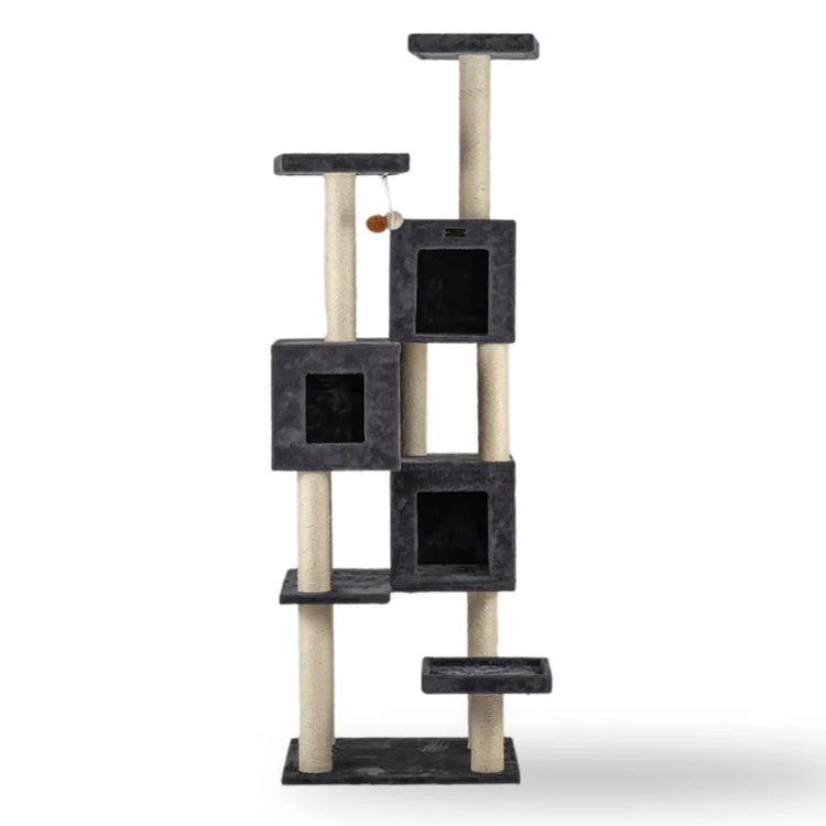 Griant Real Wood Cat Tower for Multiple Cats A8104