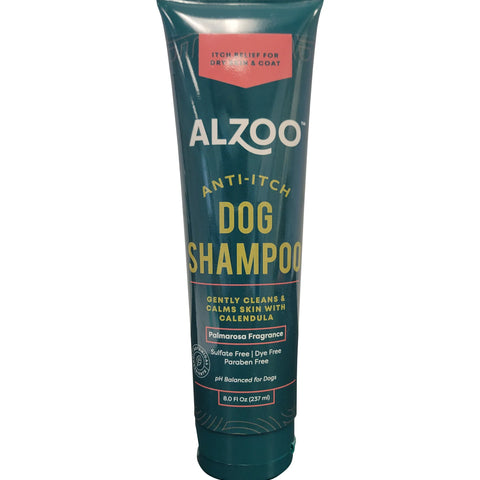 ALZOO Plant-Based Anti-Itch Dog Shampoo, 8oz
