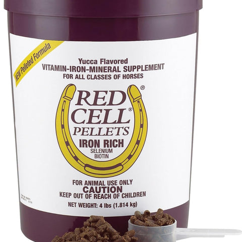 Red Cell Pellet Horse Supplement 4lbs Vitamin Iron Mineral Energy Recovery