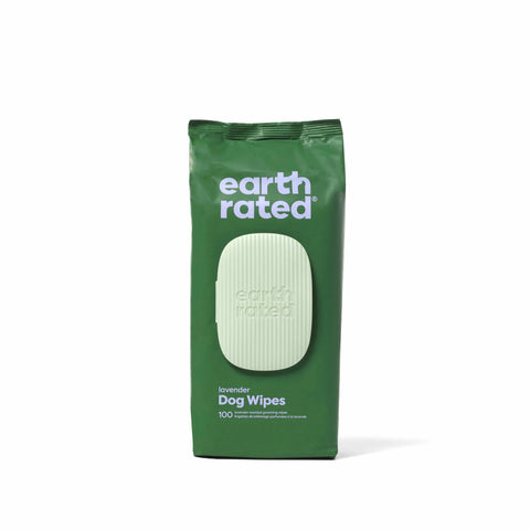 Earth Rated Lavender Dog Grooming Wipes 100ct