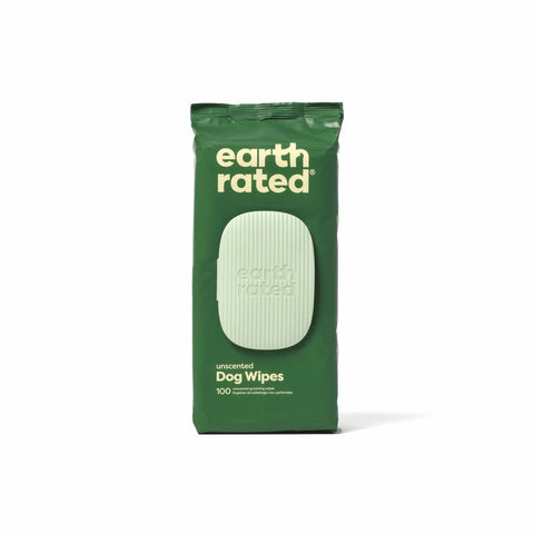 Earth Rated Unscented Dog Grooming Wipes 100ct
