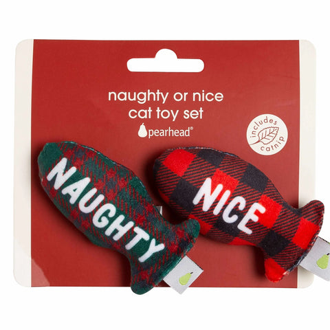 Pearhead Naughty Or Nice Cat Toy Set