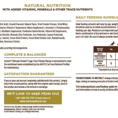 Natural Dry Cat Food, 10 Lb. Bag