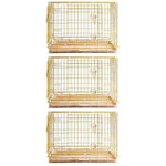 24-42" Collapsible Copper Gold Dog Crate GLD24/30/36/42