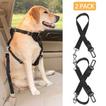 2Pcs Pet Dog Seat Belt Leash Adjustable Pet