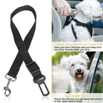 2Pcs Pet Dog Seat Belt Leash Adjustable Pet