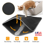 Cat Litter Mat EVA Honeycomb Double Layer Kitty
