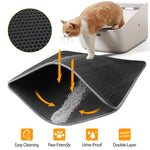 Cat Litter Mat EVA Honeycomb Double Layer Kitty