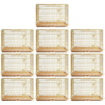 24-42" Collapsible Copper Gold Dog Crate GLD24/30/36/42