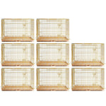 24-42" Collapsible Copper Gold Dog Crate GLD24/30/36/42