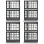 37" Stackable Heavy Duty Dog Crate 371D03