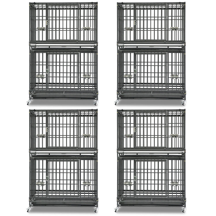 37" Stackable Heavy Duty Dog Crate 371D03