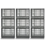 37" Stackable Heavy Duty Dog Crate 371D03