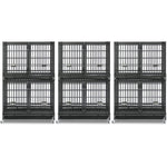 42" Stackable Dog Crate with Divider 43S (Extra Height)