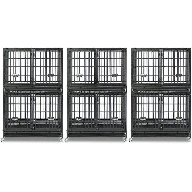 42" Stackable Dog Crate with Divider 43S (Extra Height)