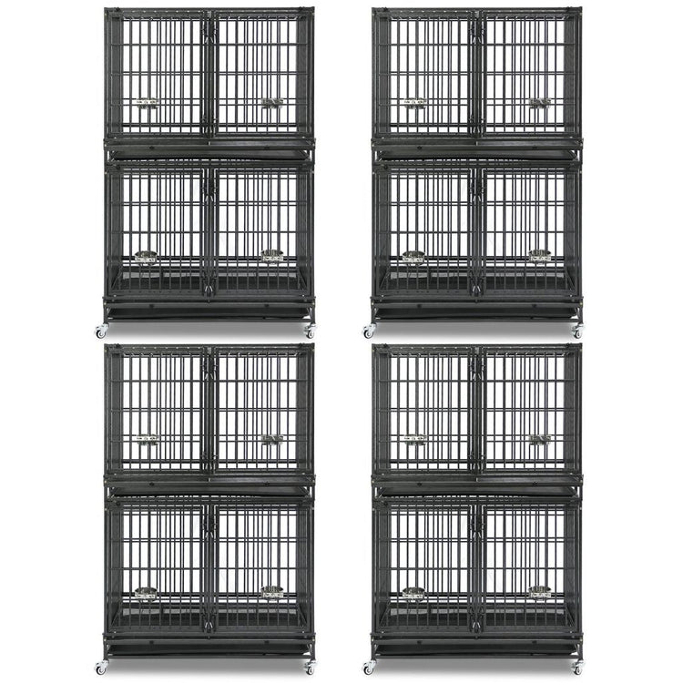 42" Stackable Dog Crate with Divider 43S (Extra Height)