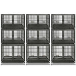 43" Three-Tier Foldable Dog Crate 43TTS