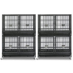 42" Stackable Dog Crate with Divider 43T (Standard Height)