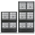 42" Stackable Dog Crate with Divider 43T (Standard Height)