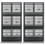 42" Stackable Dog Crate with Divider 43T (Standard Height)