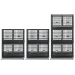 42" Stackable Dog Crate with Divider 43T (Standard Height)