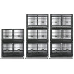 42" Stackable Dog Crate with Divider 43T (Standard Height)