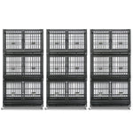 42" Stackable Dog Crate with Divider 43T (Standard Height)