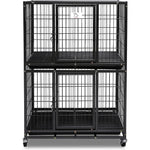 31" Two-Tier Dog Crate 46A