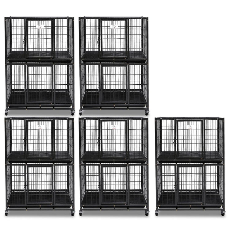 31" Two-Tier Dog Crate 46A