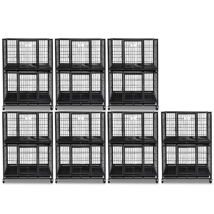31" Two-Tier Dog Crate 46A