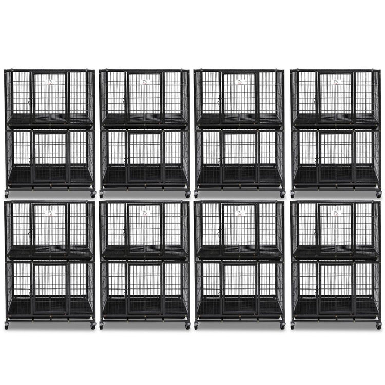 31" Two-Tier Dog Crate 46A
