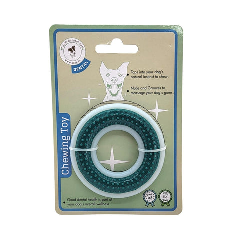 TPR & Nylon Dental Chew Ring Toy for Dogs - Ideal for Aggressive Chewers – (4