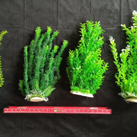 PremiumArtificial AquariumPlantPackage for Fish Tank,THE 4 Musketeers of Plants