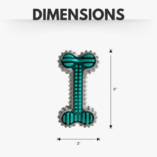 TPR Dental Bone Dog Chew Toy – Ultimate Oral Care & Fun for Light to Medium Chewers