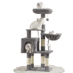Heybly Small Cat Tree with Hammock – Compact Cat Tower & Furniture for Indoor Cats