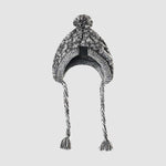 Autumn Winter Warm Knitted Pet Hats With Fluffy Ball