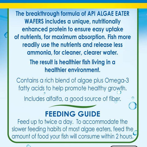 ALGAE EATER WAFERS Algae Wafer Fish Food